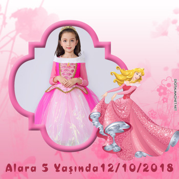 Prenses Aurora Temalı    Kare Parti Afiş