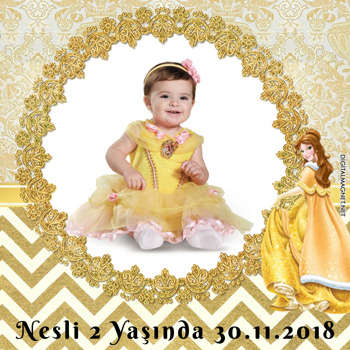 Prenses Bella Temalı    Kare Parti Afiş