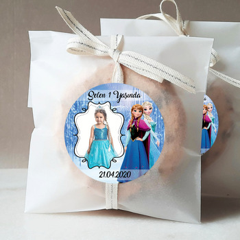 Prenses Elsa Temalı Resimli Sticker