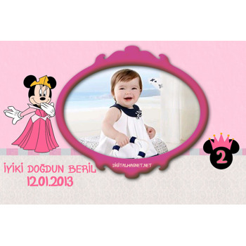 Prenses Minnie Mouse Magnet