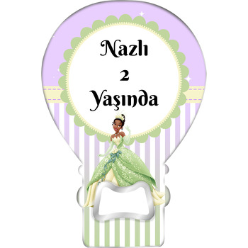 Prenses Tiana Temalı Balon Magnet Açacak