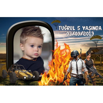 Pubg Temalı Doğum Günü Afiş