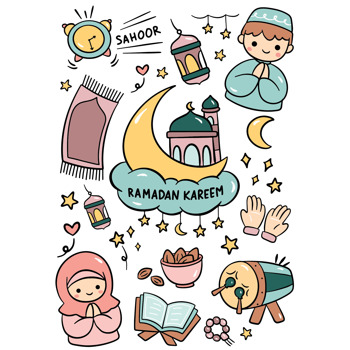 Ramadan Kareem Temalı Duvar Sticker