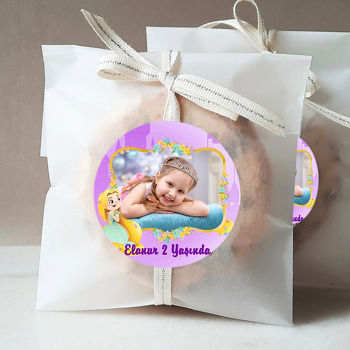 Rapunzel Temalı Resimli Sticker