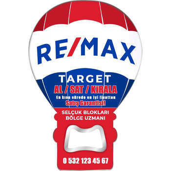 Remax Balon Ahşap Magnet 