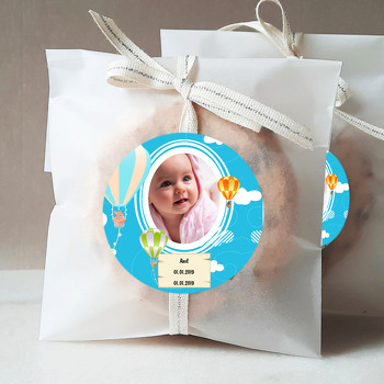 Renkli Balon Temalı Resimli Sticker
