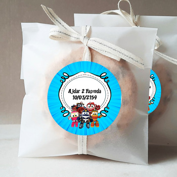 Robot Trenler Temalı Sticker