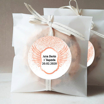 Rose Gold ve Melek Kanadı Temalı Sticker