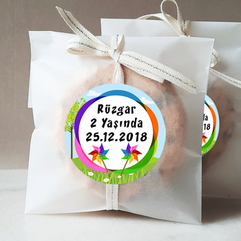 Rüzgar Gülü Temalı Sticker