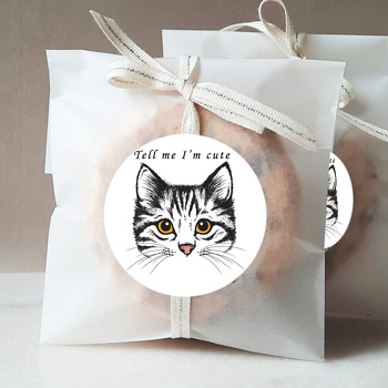 Sade Kedi Temalı Sticker