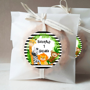 Safari Temalı Sticker