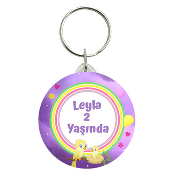 Sarı Kanarya Temalı Anahtarlık