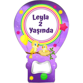 Sarı Kanarya Temalı Balon Magnet Açacak