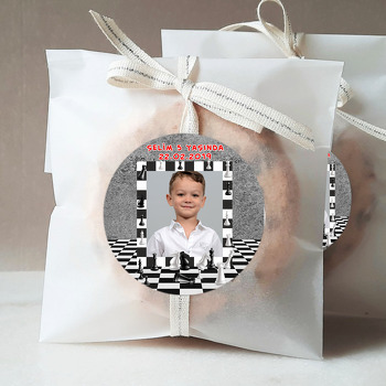 Satranç Temalı Resimli Sticker