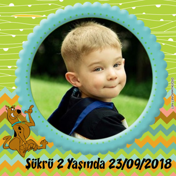 Scooby Doo 2 Temalı    Kare Parti Afiş
