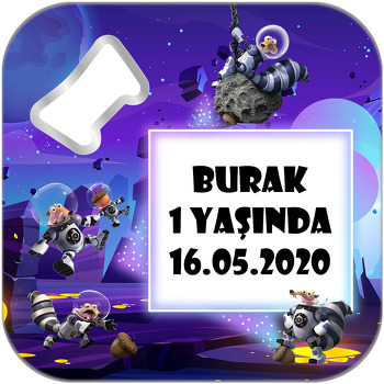 Scrat Uzayda Temalı Kare Magnet Açacak