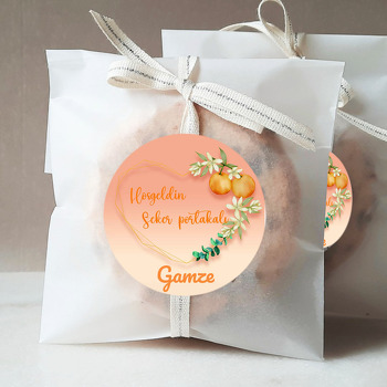 Şeker Portakalım Temalı Sticker