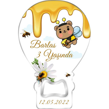 Sevimli Arı ile Bal Temalı Balon Magnet Açacak
