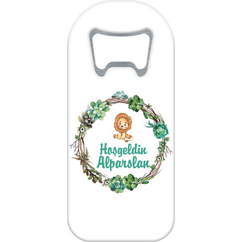 Sevimli Aslan Temalı Uzun Magnet Açacak