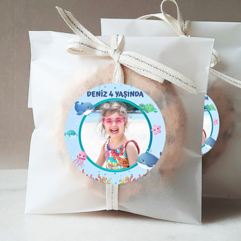 Sevimli Balıklar Temalı Resimli Sticker