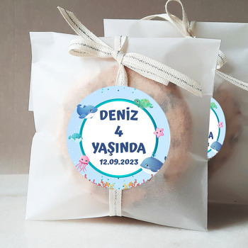 Sevimli Balıklar Temalı Sticker