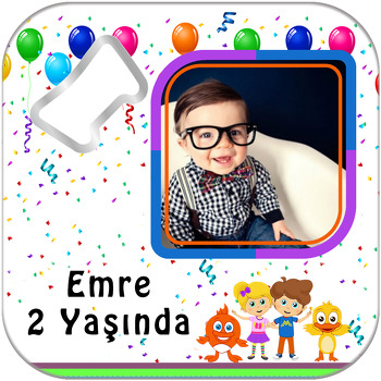 Sevimli Dostlar Temalı Kare Magnet Açacak