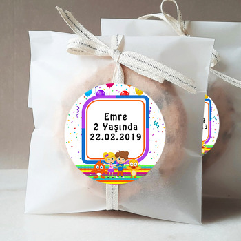 Sevimli Dostlar Temalı Sticker