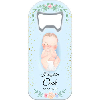 Sevimli Erkek Bebek Temalı Uzun Magnet Açacak