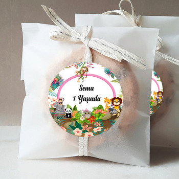 Sevimli Hayvanlar Temalı Sticker