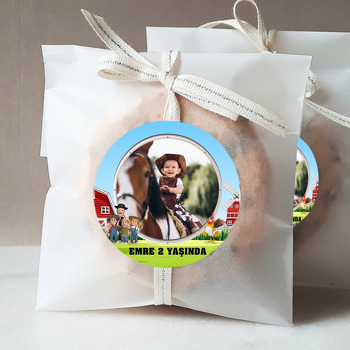 Sevimli Horoz Temalı Sticker