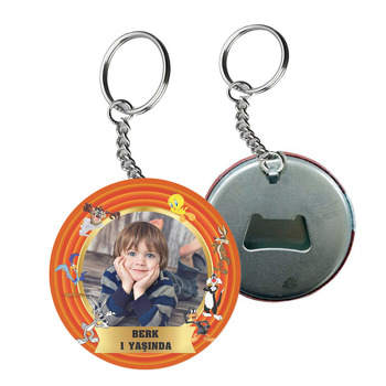 Sevimli Kahramanlar Ekip Temalı Arkası Açacak Anahtarlık