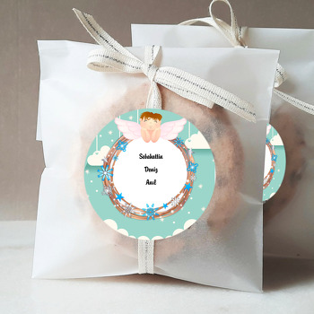 Sevimli Melek Temalı Sticker