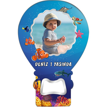 Kayıp Balık Nemo Temalı Resimli Balon Magnet Açacak