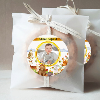 Sevimli Orman Temalı Resimli Sticker