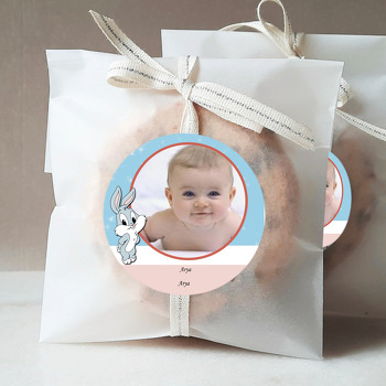 Sevimli Tavşan Temalı Sticker