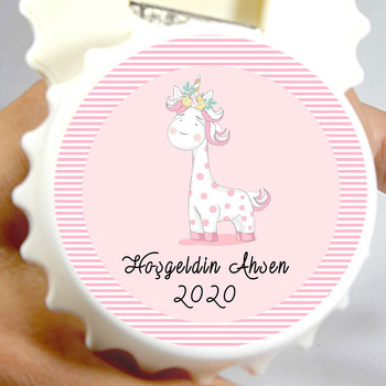Sevimli Unicorn  Temalı Kapak Şeklinde Magnet Açacak