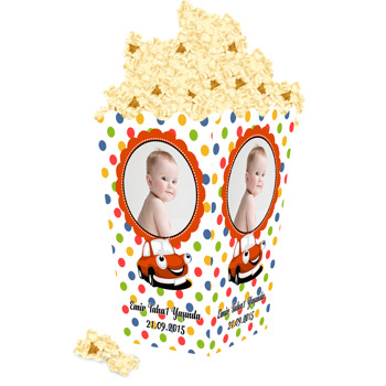 Sevimli Vosvos Temalı Popcorn Kutusu