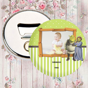 Shrek Temalı Fotoğraflı Magnet Açacak