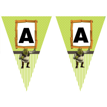 Shrek Temalı Parti Banner