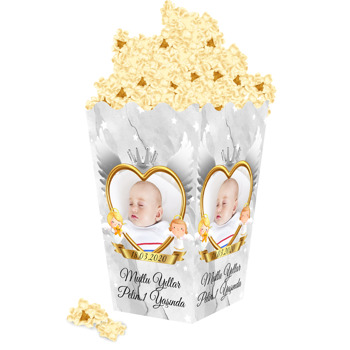 Silver Angel Temalı Popcorn Kutusu