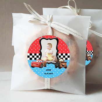 Şimşek Mcqueen 2 Temalı Resimli Sticker