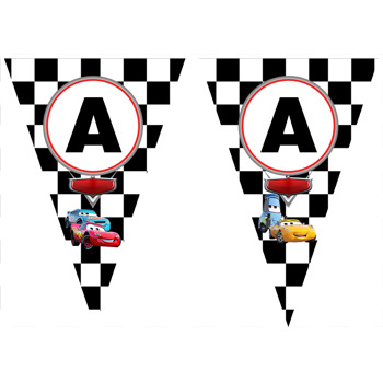 Şimşek Mcqueen Çerçeveli Temalı Banner