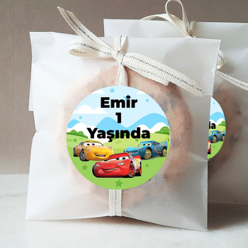 Şimşek Mcqueen Orman Temalı Sticker