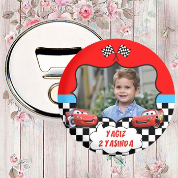 Şimşek Mcqueen Temalı Magnet Açacak