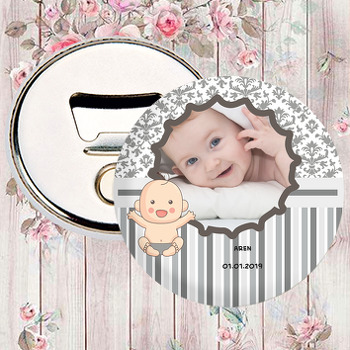 Şirin Bebek Temalı Hoşgeldin Bebek Magnet Açacak
