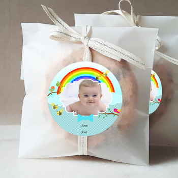 Şirin Kuşlar Temalı Resimli Sticker