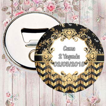 Siyah & Gold Temalı Magnet Açacak