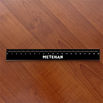 Siyah Renk Temalı Hediyelik Cetvel