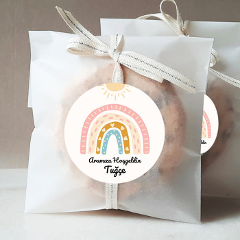  Soft Güneş ile Gökkuşağı Temalı Sticker