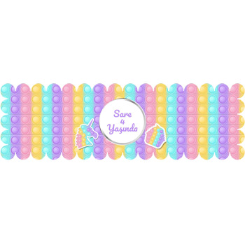 Soft Popit Temalı Peçete Sargısı